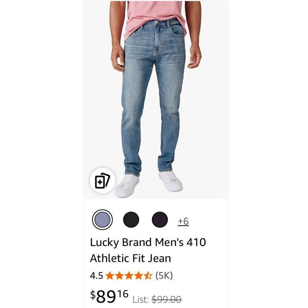 Lucky Brand Men's 410 Athletic Fit Jean - 32x32 - Picture 8 of 8